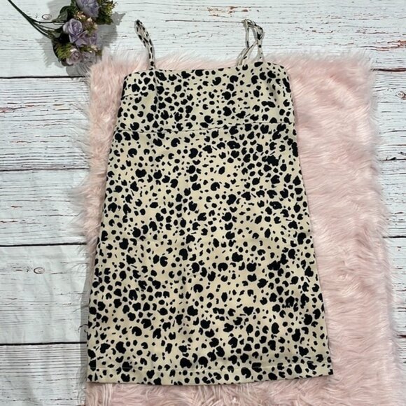 NWT Beach Bunny Harper Leopard Mini Slip Dress - Picture 2 of 9